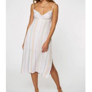 O'Neill Shay Midi Dress Orchid purple stripe